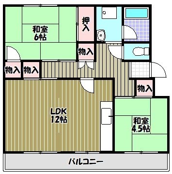 レインボーマンション 間取り図