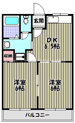 高橋ハイツ 間取り図