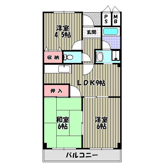 茱萸木壱番館 間取り