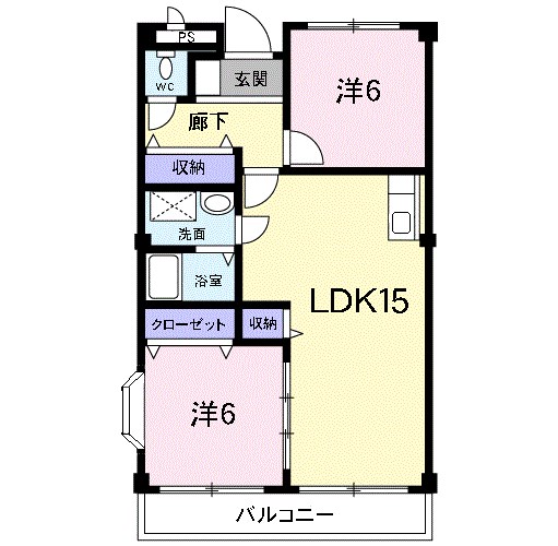グリーンハイツ芝Ⅰ 間取り