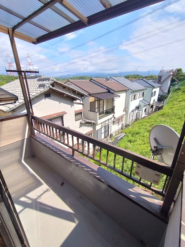 和泉市室堂町貸家 ベランダ