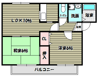 エミネンス狭山. 間取り図