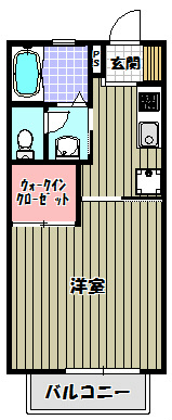 カーサベルデⅢ 間取り図