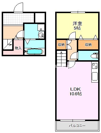 フジパレススリーハーブズほたる 間取り図