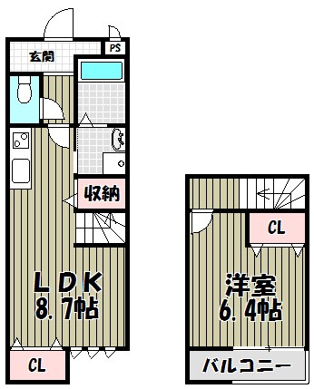 スリーハーブズ谷佐 間取り図