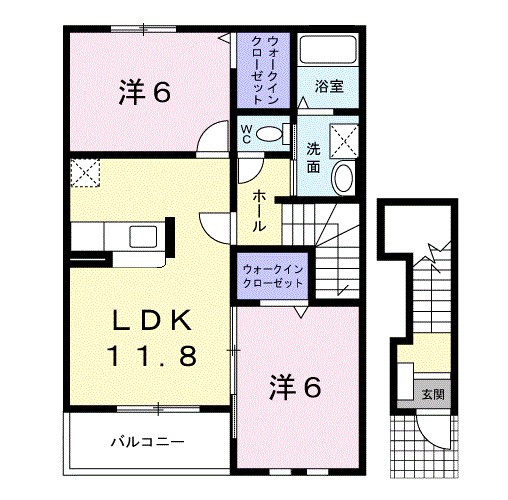 シャルムドミールⅡ 間取り図