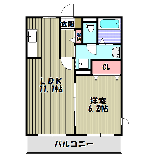 アミティエⅠ 間取り図
