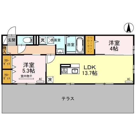 LAZO terrace(ラソテラス) 間取り