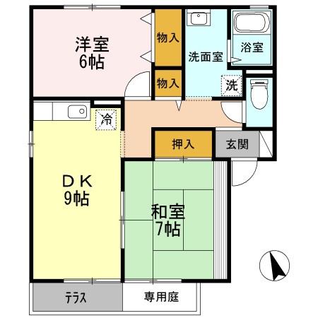 セピアコートＢ 間取り
