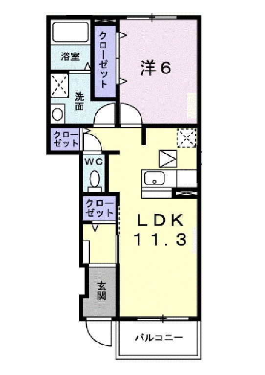 サウザンドクレイン 間取り図