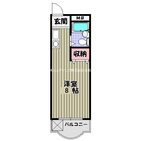 セインツ　1号館 間取り図