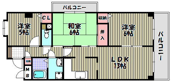 アルシモンテ滝谷 間取り図