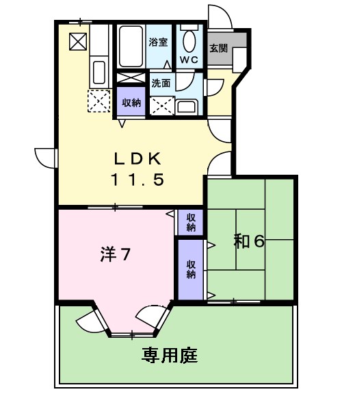 アトリオⅡ 間取り図