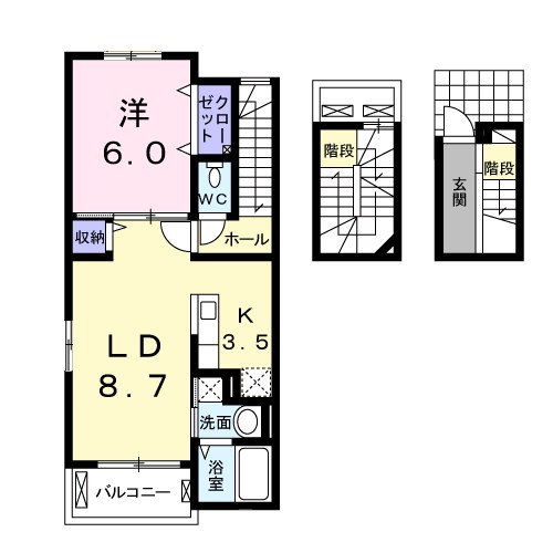 アルバモーダ 間取り図