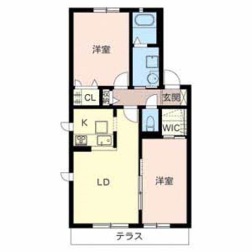 カーサベルデⅠ 間取り図