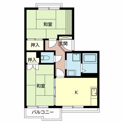 ネオコーポ狭山 間取り図