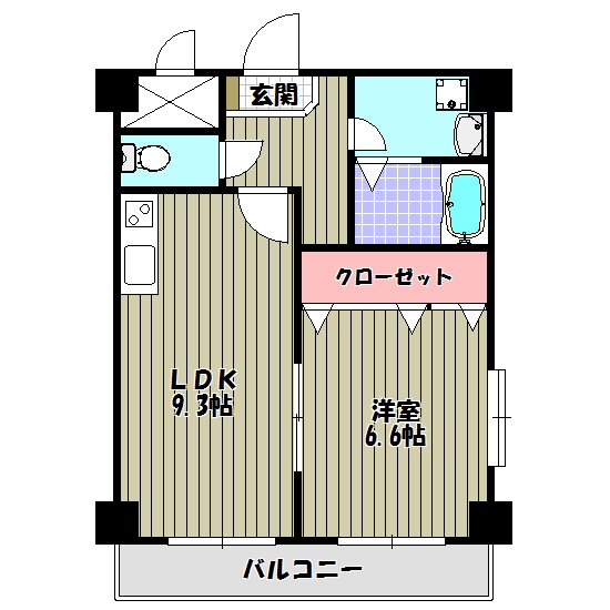 アンジュ　リヴェール 間取り図