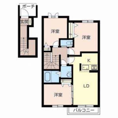 Ｓｕｎ　Ｃｏｕｒｔ　美原Ⅰ 間取り図