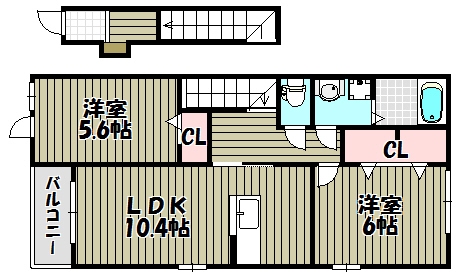 ベルカルム 間取り図