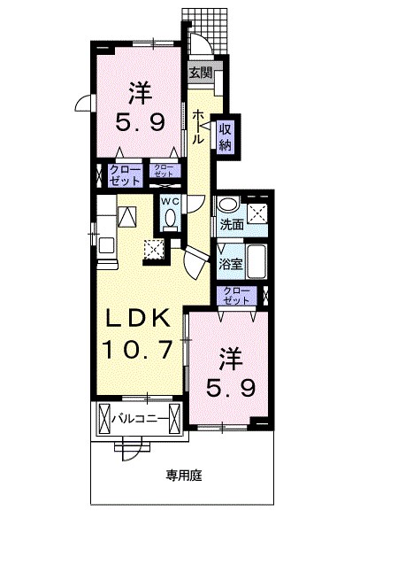 KaKa・ニーク 間取り図