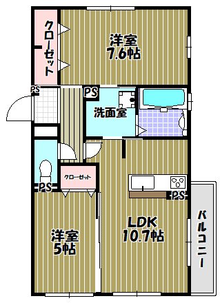 キャピタル自由ヶ丘 間取り図