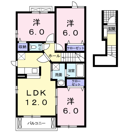 ネオプロヴィデンス 間取り図