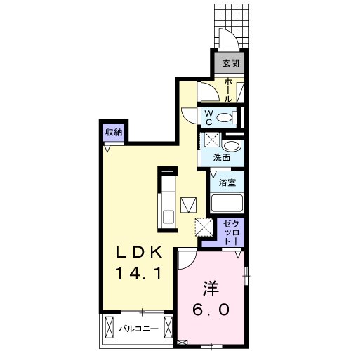 ジェントリーTMY　Ⅵ 間取り図