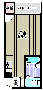 ラ・コート喜志Ｂ棟  間取り図