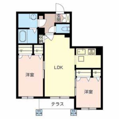 シャーメゾンサンピラー 間取り図