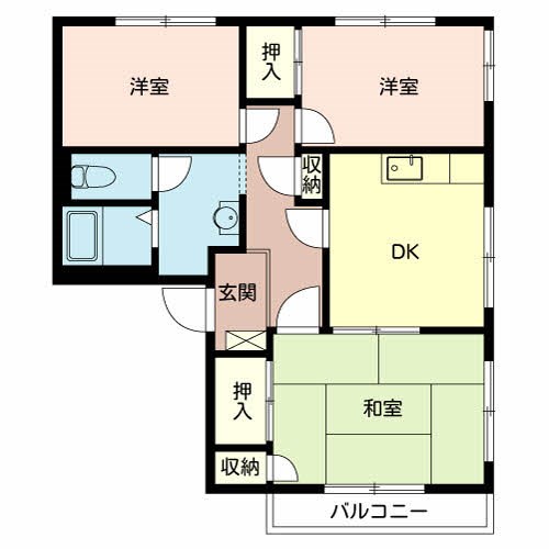 フレグランス古野 間取り図