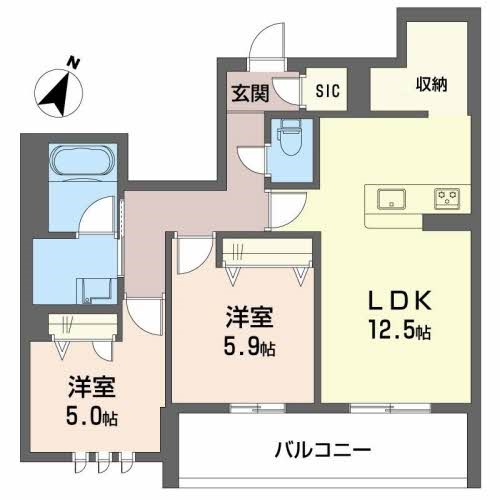 Ｓｏｎｇｌｉｎｅ  間取り図