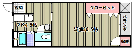山本ハイツ 間取り図