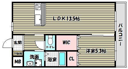 Sunny 間取り図