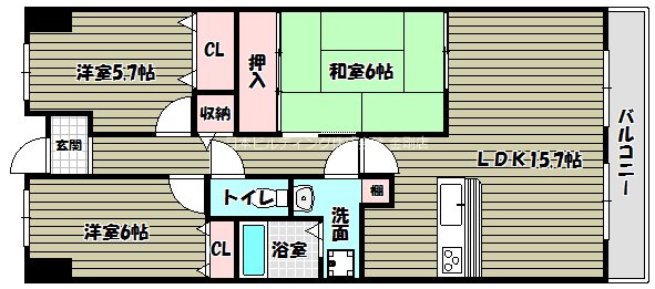 ローレルコート千代田 間取り図