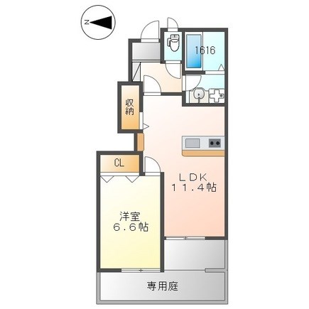 コンフォースＭＩＹＡⅡ 間取り図