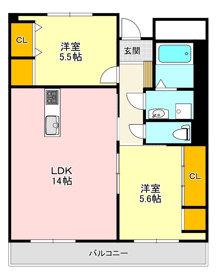 メゾン中塚 間取り図