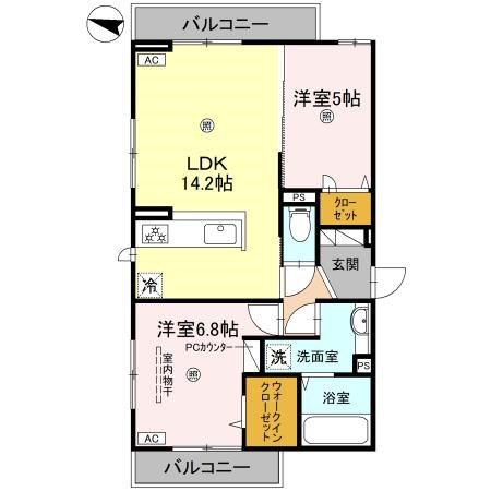 クレマチス 間取り図