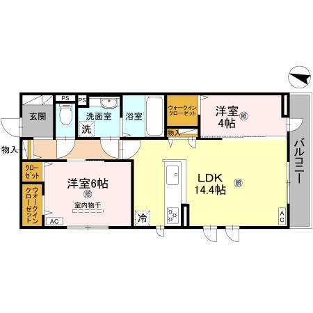クレマチス 間取り図