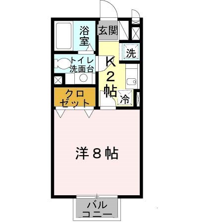 ヴェルドミールⅠ 間取り図