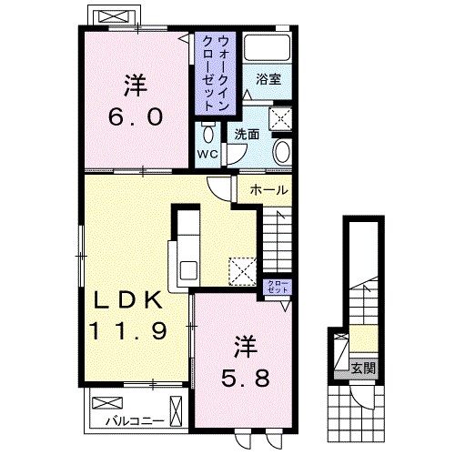 フラワー 間取り図