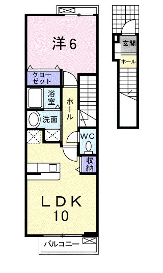 グリーンアンジュⅡ 間取り図