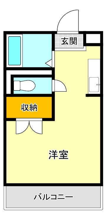 ハイツ深阪南Ⅰ 間取り図