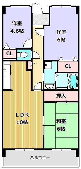 パストラル和泉  間取り図