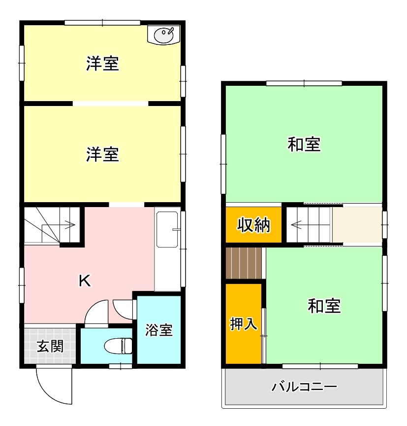 楠風台1丁目戸建   間取り
