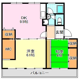 ＵＲ金剛団地　132号棟 間取り図