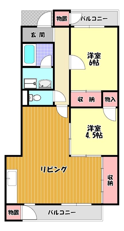 パイン・アベニュー 間取り図