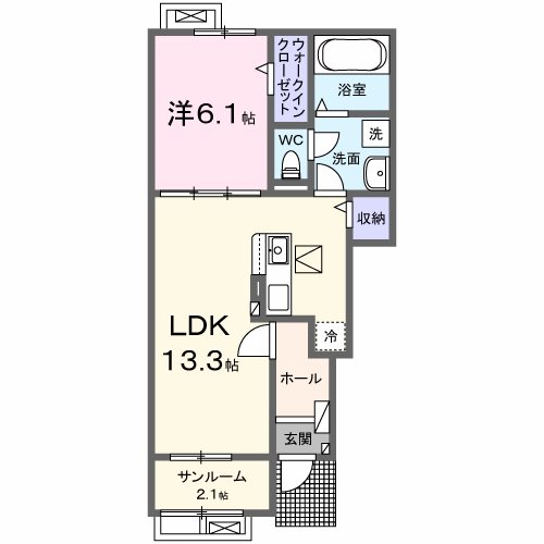 メゾン　エインシェント８ 間取り図