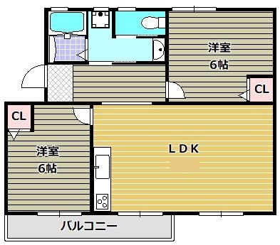 狭山住宅7号棟 間取り図