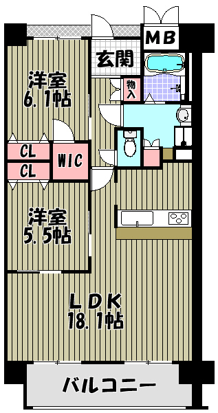 ラ・メゾンMSⅢ 間取り図