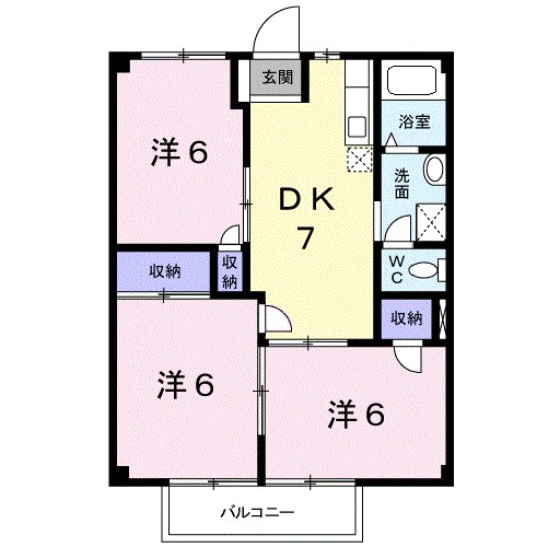 サンメゾン太子 間取り図